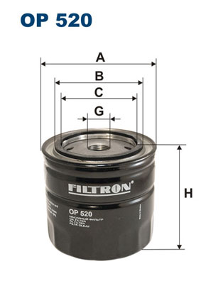 Oil Filter - OP 520 FILTRON