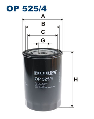 alyvos filtras - OP 525/4 FILTRON