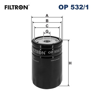 Filtro olio - OP 532/1 FILTRON