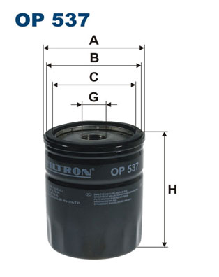 Oil Filter - OP 537 FILTRON