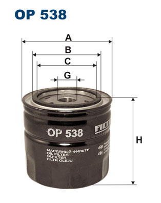 Ölfilter - OP 538 FILTRON