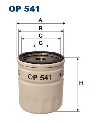 Oil Filter - OP 541 FILTRON