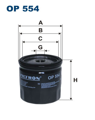Oil Filter - OP 554 FILTRON