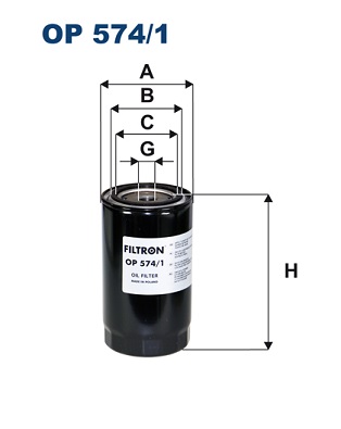 Oil Filter - OP 574/1 FILTRON