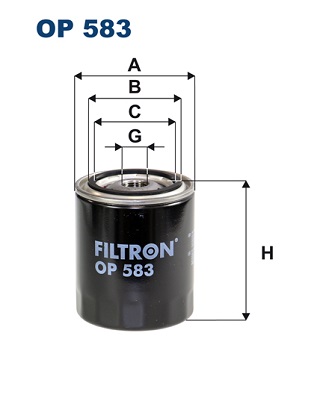 alyvos filtras - OP 583 FILTRON