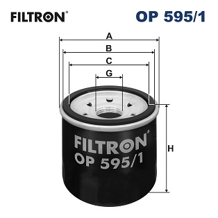 Filtro olio - OP 595/1 FILTRON
