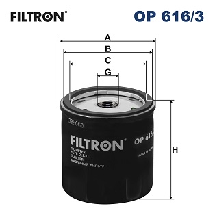 Ölfilter - OP 616/3 FILTRON