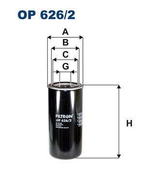Oil Filter - OP 626/2 FILTRON