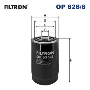 Oil Filter - OP 626/6 FILTRON