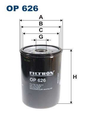 Oil Filter - OP 626 FILTRON