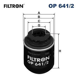 Oil Filter - OP 641/2 FILTRON