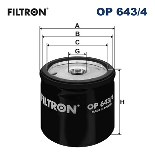 Ölfilter - OP 643/4 FILTRON