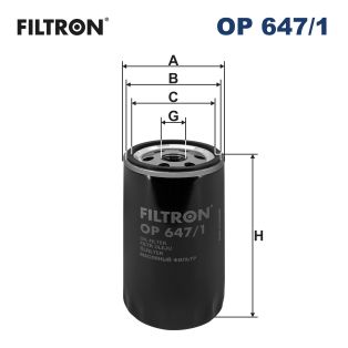 Oil Filter - OP 647/1 FILTRON