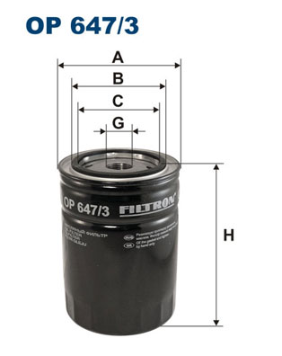 Oil Filter - OP 647/3 FILTRON