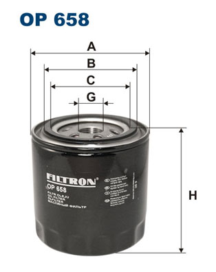 Oil Filter - OP 658 FILTRON