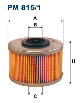 Fuel filter - PM 815/1 FILTRON