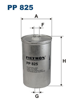 Filtro carburante - PP 825 FILTRON