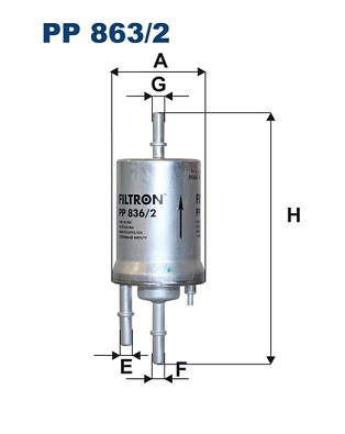 Fuel filter - PP 836/2 FILTRON