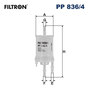 Fuel filter - PP 836/4 FILTRON