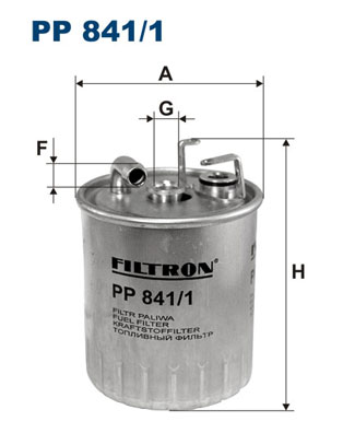 Fuel filter - PP 841/1 FILTRON