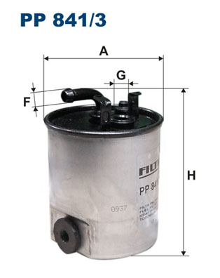 Fuel filter - PP 841/3 FILTRON