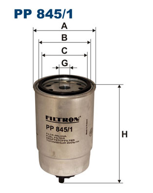 Fuel filter - PP 845/1 FILTRON