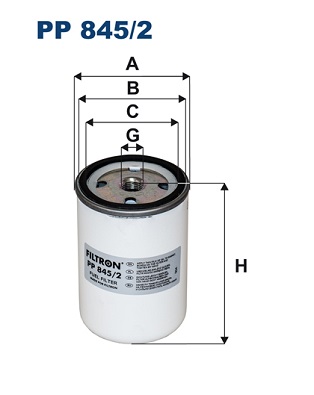 Fuel filter - PP 845/2 FILTRON