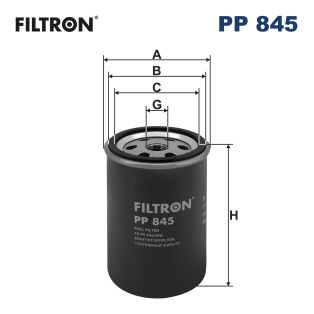 Fuel filter - PP 845 FILTRON