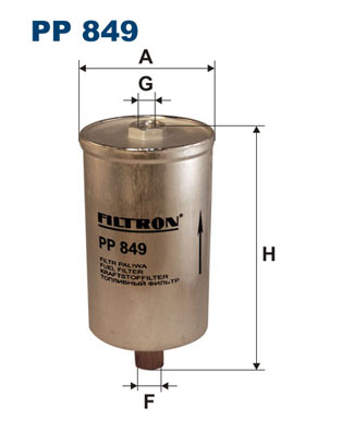 Fuel filter - PP 849 FILTRON