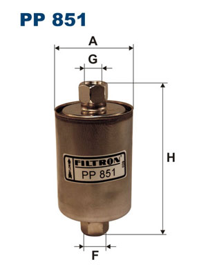 Filtro carburante - PP 851 FILTRON