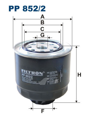 Kraftstofffilter - PP 852/2 FILTRON