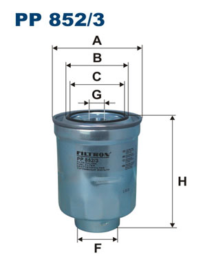 Fuel filter - PP 852/3 FILTRON