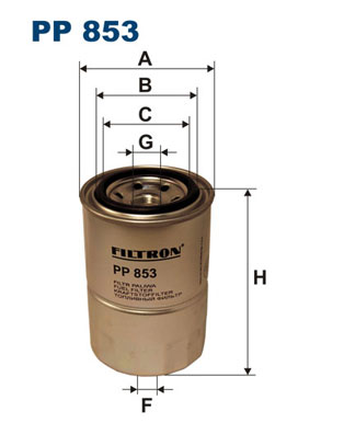 Fuel filter - PP 853 FILTRON