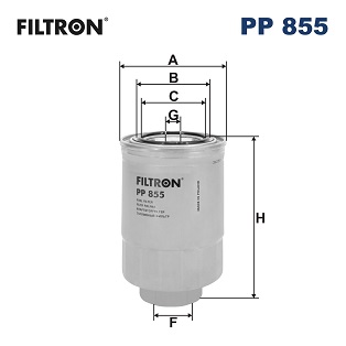 Fuel filter - PP 855 FILTRON