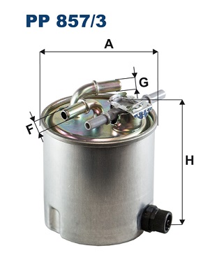 Fuel filter - PP 857/3 FILTRON
