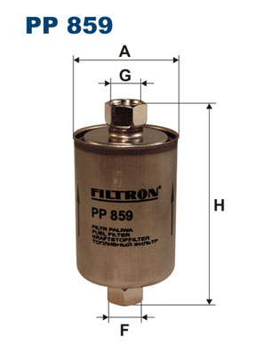 Filtro carburante - PP 859 FILTRON
