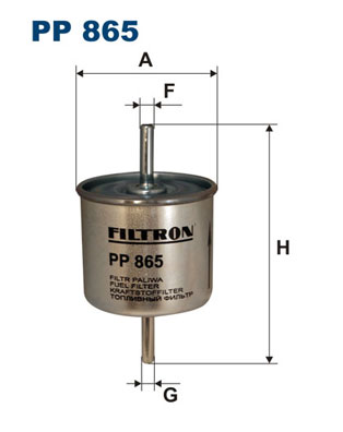 Fuel filter - PP 865 FILTRON