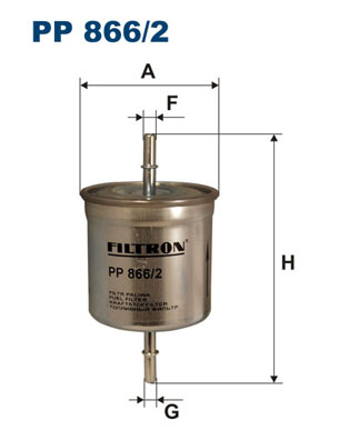 Fuel filter - PP 866/2 FILTRON
