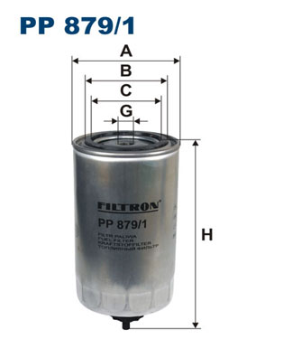 Топливный фильтр - PP 879/1 FILTRON