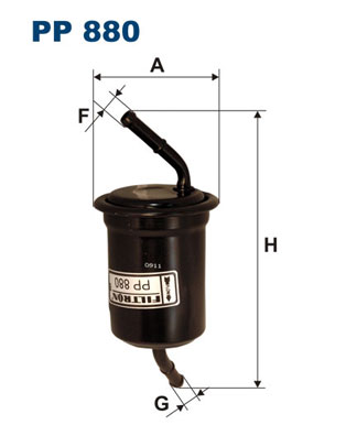 Fuel filter - PP 880 FILTRON
