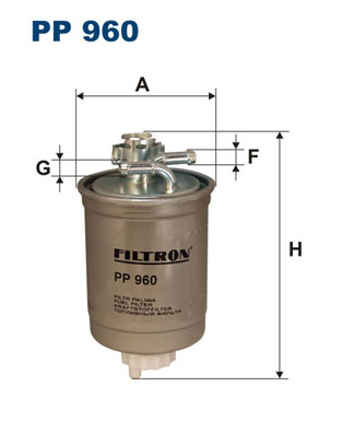 Fuel filter - PP 960 FILTRON