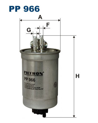 Топливный фильтр - PP 966 FILTRON