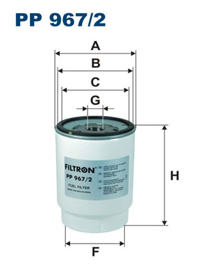 Fuel filter - PP 967/2 FILTRON