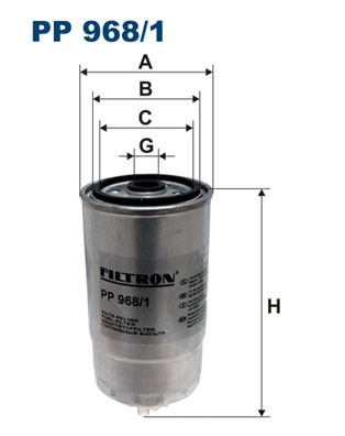 Fuel filter - PP 968/1 FILTRON