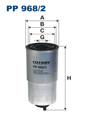 Fuel filter - PP 968/2 FILTRON