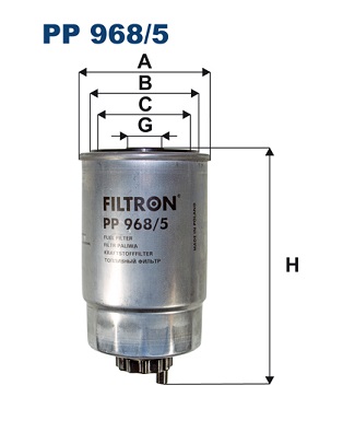 Топливный фильтр - PP 968/5 FILTRON