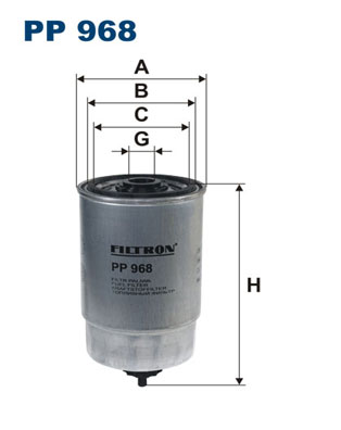 Fuel filter - PP 968 FILTRON