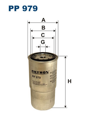 Fuel filter - PP 979 FILTRON