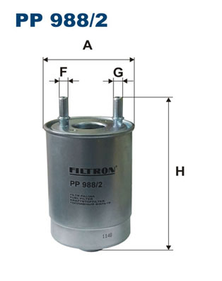 Filtro carburante - PP 988/2 FILTRON