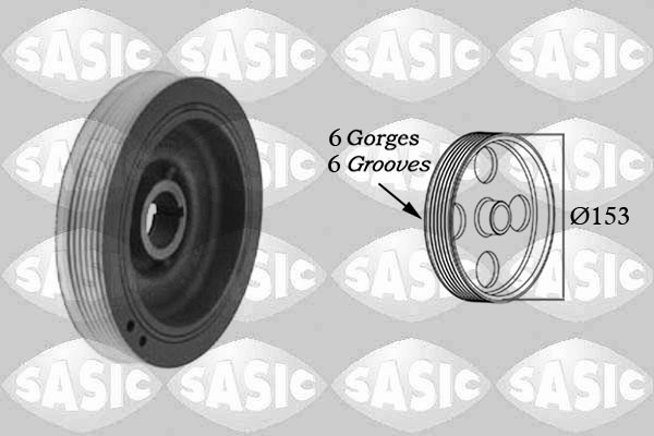 Puleggia cinghia, Albero a gomiti - 2150002 SASIC